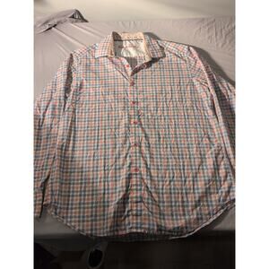 Robert Graham Large Multicolored Long Sleeve Shirt Flip Cuff